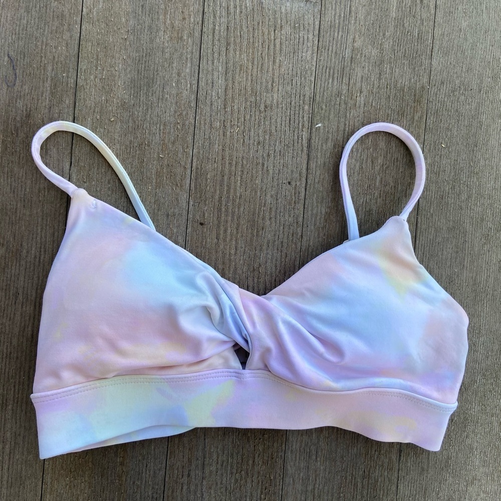 cute pastel sports bra / bikini top